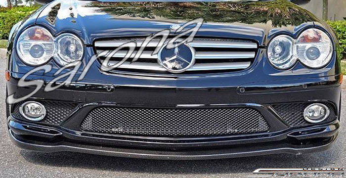 Custom Mercedes SL  Convertible Front Lip/Splitter (2007 - 2008) - $590.00 (Part #MB-027-FA)